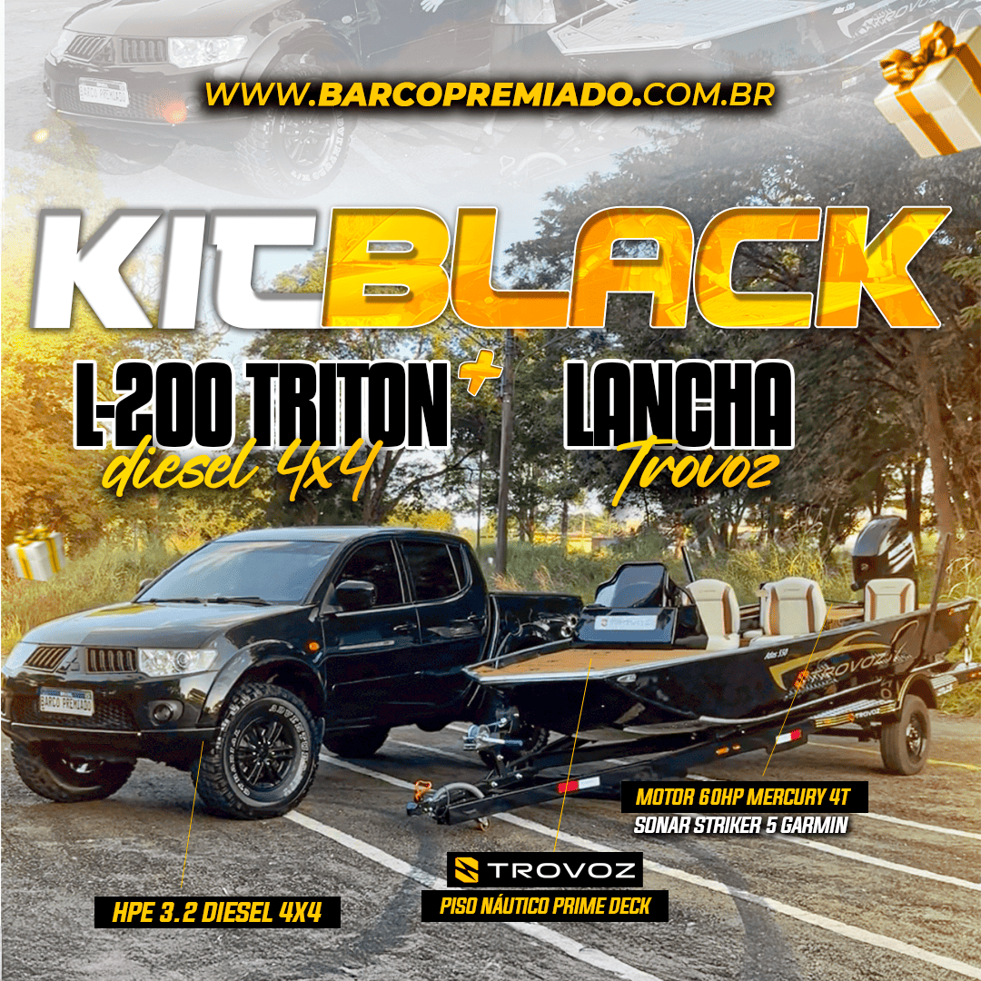 L-200 TRITON 3.2 + LANCHA TROVOZ 60HP